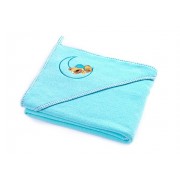 Maudynių rankšluostis su kapišonėliu (Mėlynas)
